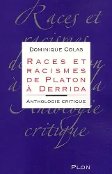 livre races et racismes de platon à derrida - anthologie critique