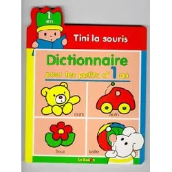 livre tini la souris - dictionnaire pour les petits d'1 an