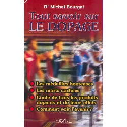 livre tout savoir sur le dopage