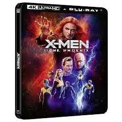livre x - men : dark phoenix - 4k ultra hd + blu - ray - édition boîtier steelbook
