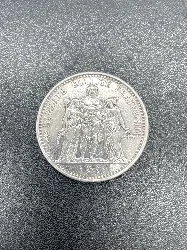 pièce d'argent 10 francs hercule 1965 argent 900 millième 25,10