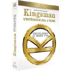blu-ray coffret kingsman : services secrets et kingsman : le cercle d'or blu - ray