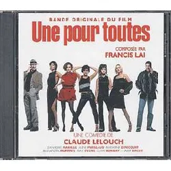 cd francis lai - une pour toutes - bande originale du film (1999)
