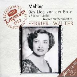 cd gustav mahler - das lied von der erde - 3 rückert - lieder