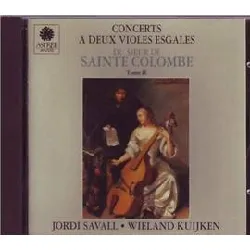 cd jean de sainte - colombe - concerts a deux violes esgales du sieur de sainte colombe. tome ii (1992)