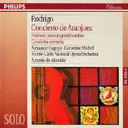 cd joaquín rodrigo, alexandre lagoya, catherine michel, monte - carlo national opera orchestra, antonio de almeida - concierto de 
