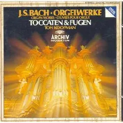 cd johann sebastian bach - orgelwerke - organ works - œuvres pour orgue - toccaten & fugen