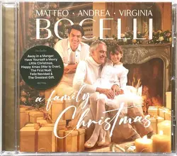 cd matteo - andrea - virginia bocelli - a family christmas (2022)