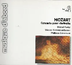 cd wolfgang amadeus mozart - concerto pour clarinette (2000)