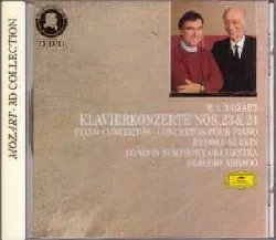 cd wolfgang amadeus mozart - klavierkonzerte nos. 23 & 24 (1987)