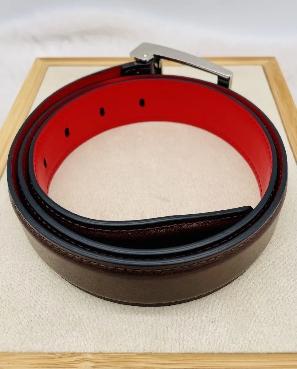 Ceinture Cuir 34 – Unie, Fabrication Inde, Légers Défauts