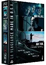 dvd coffret la vengeance made in u.s.a. : cold in july (juillet de sang) + joe + blue ruin - pack
