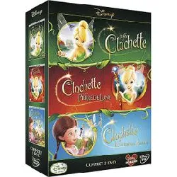 dvd la fée clochette - coffret - la trilogie