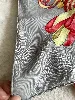 hermès carré / foulard les rubans du cheval 90*90cm en fond gris