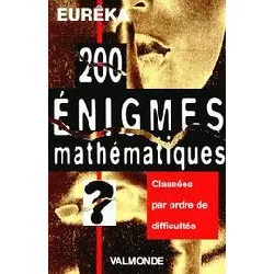 livre 200 énigmes mathématiques