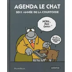 livre agenda le chat 2011 - année de la courtoisie