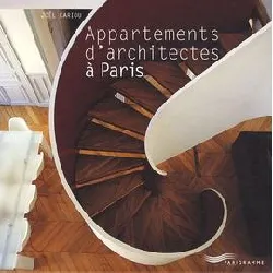 livre apaprtements d'architectes à paris