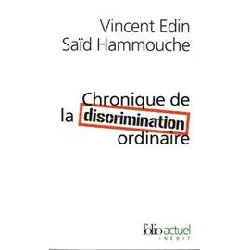 livre chronique de la discrimination ordinaire