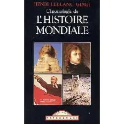 livre chronologie de l'histoire mondiale - [en vo