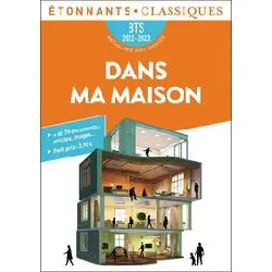 livre dans ma maison - programme bts 2022 - 2023