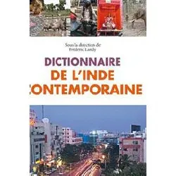 livre dictionnaire de l'inde contemporaine
