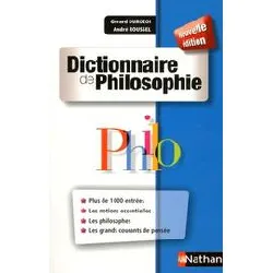 livre dictionnaire de philosophie