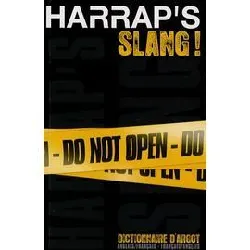 livre harrap's slang - dictionnaire d'argot anglais et américain
