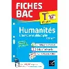 livre humanités littérature et philosophie spécialité tle générale