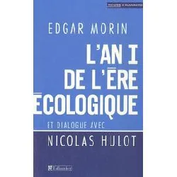 livre l an i de l ere ecologique