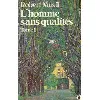 livre l'homme sans qualités tome 1