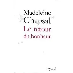 livre le retour du bonheur