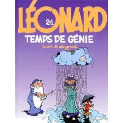 livre léonard - tome 24 - temps de génie