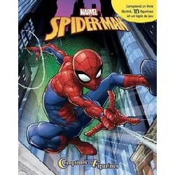 livre marvel spider - man comptines et figurines