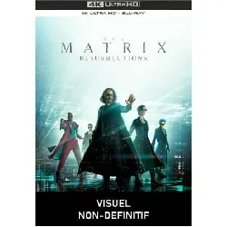 livre matrix resurrections - 4k ultra hd + blu - ray - édition boîtier steelbook