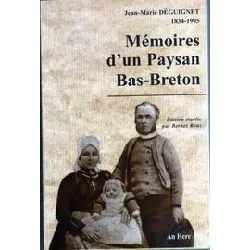 livre mémoires d'un paysan bas - breton
