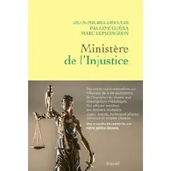 livre ministère de l'injustice