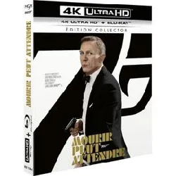 livre mourir peut attendre - édition collector - 4k ultra hd + blu - ray