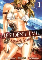 livre resident evil - heavenly island - tome 1