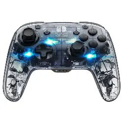manette afterglow wireless deluxe controller sans fil transparent performance designed products pour nintendo switch
