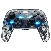 manette afterglow wireless deluxe controller sans fil transparent performance designed products pour nintendo switch