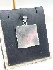 pendentif avec nacre carre argent 925 millième (22 ct) 12,79g