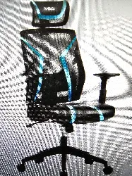 songmics chaise de bureau, fauteuil ergonomique, siège pivotant et inclinable, appui-tête réglable, accoudoirs et support lombaire