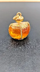yves saint laurent pendentif vintage modèle flacon de parfum
