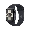 apple watch se (gps) - 2e génération - 44 mm - a2723 aluminium minuit - montre intelligente avec bracelet sport - fluoroélastomère