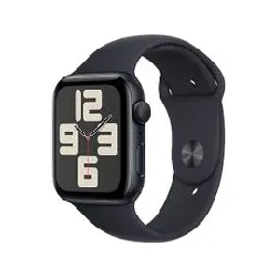 apple watch se (gps) - 2e génération - 44 mm - aluminium minuit - montre intelligente avec bracelet sport - fluoroélastomère - min