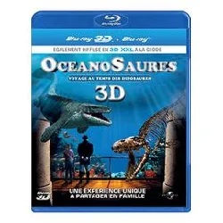 blu-ray oceanosaures 3d, voyage au temps des dinosaures - 3d compatible 2d