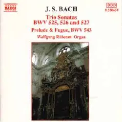 cd j. s. bach - wolfgang rübsam - trio sonatas: bwv 525, 526 and 527 / prelude & fugue, bwv 543 (1993)