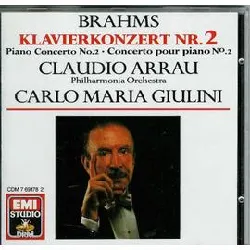 cd johannes brahms - klavierkonzert nr. 2 (1988)