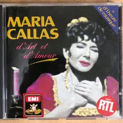 cd maria callas - d'art et d'amour (1990)