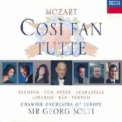 cd mozart - fleming · von otter · scarabelli · bär · lopardo · pertusi · chamber orchestra of europe · sir georg solti - così fan 